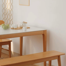 Load image into Gallery viewer, 日式岩板櫸木餐枱 - PAKLEIMO
