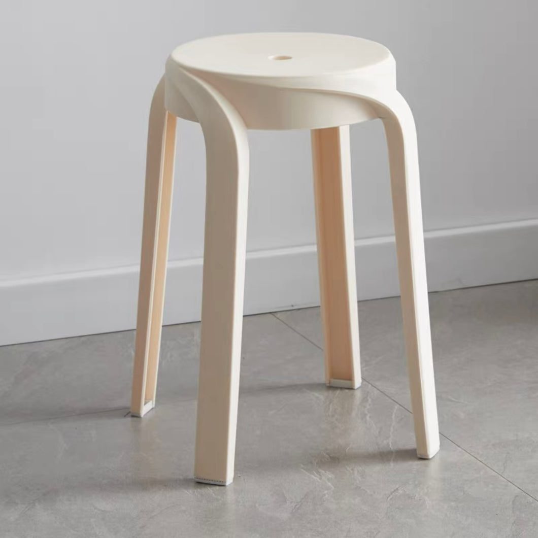 北歐簡約可疊式塑膠椅 - PAKELIMO