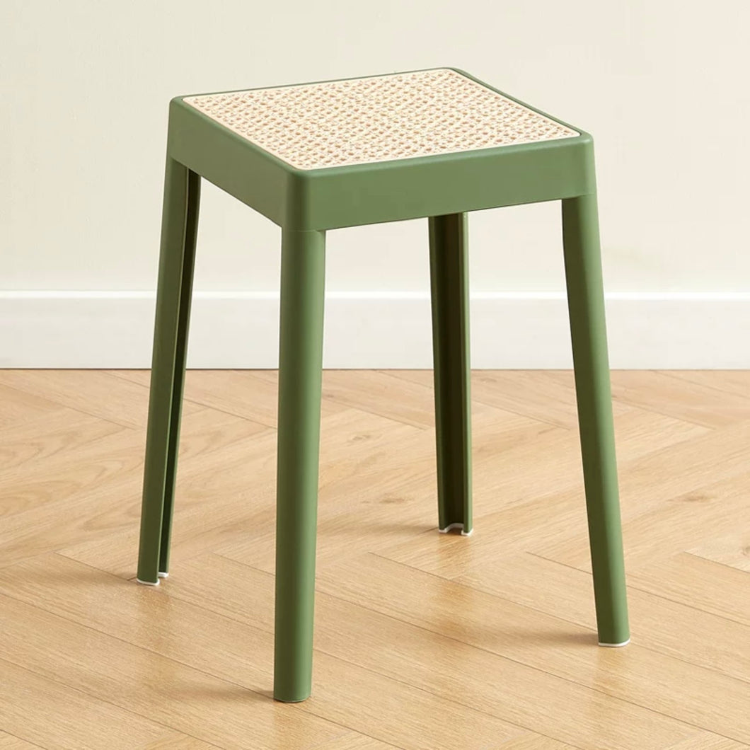 日式仿藤編塑膠可疊椅 - PAKLEIMO